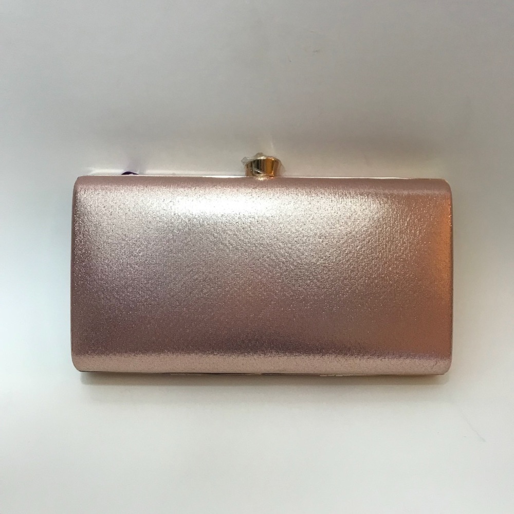 BellaKiara new big evening crossbody/ clutch rose quartz. - Picture 2 of 7